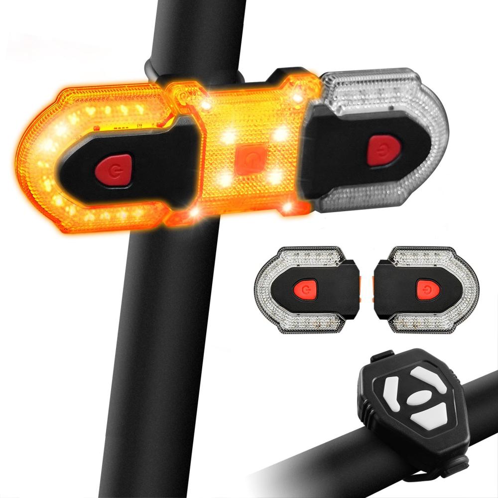 Bicycle Lights |  Wireless Control Bike Turn Signal Light Waterproof Bicycle Front Rear Safety Warning Light Bicycle Lights Bicycle Lights