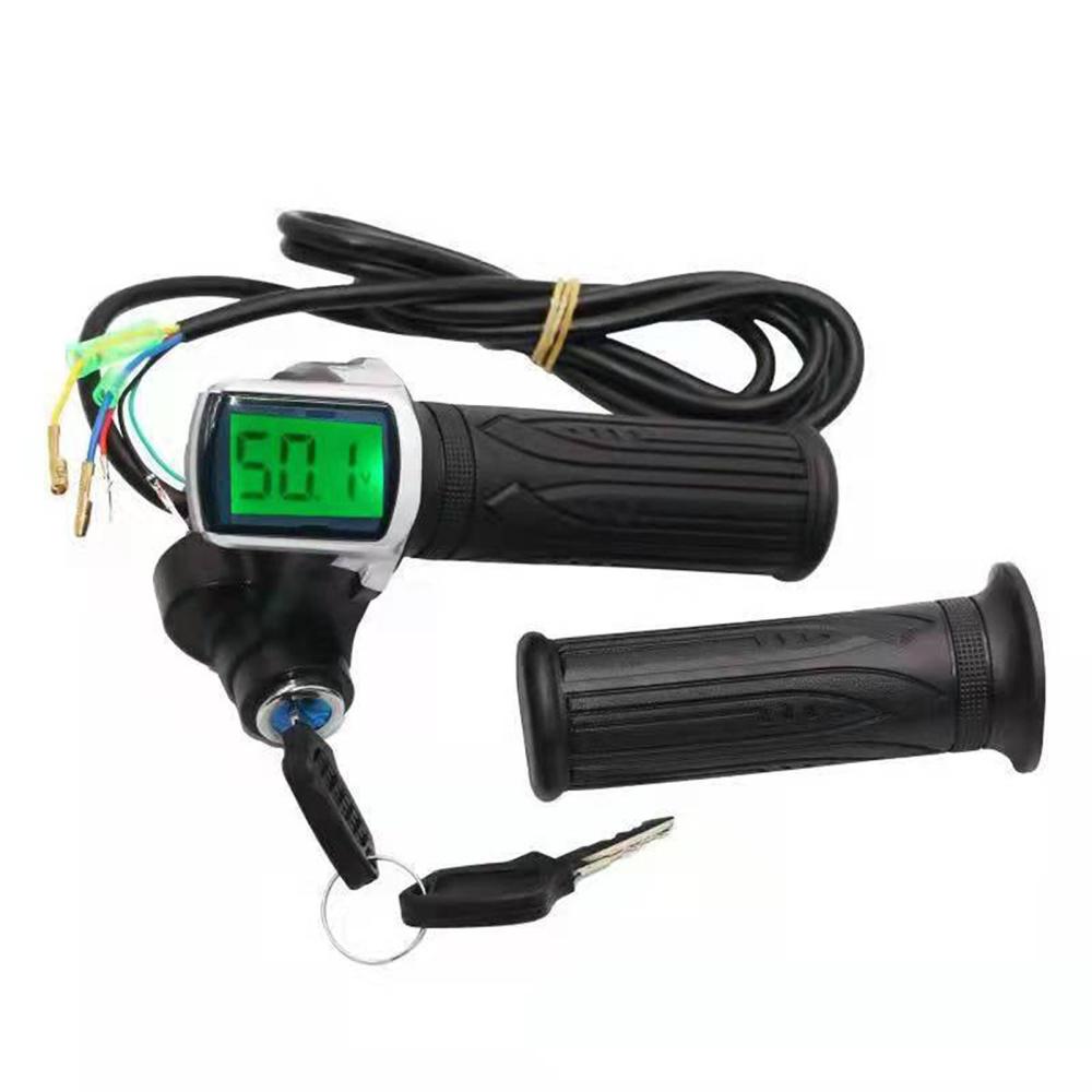 Bike Accessories |  24V/36V/48V Electric Bicycle Throttle Grip with Power Indicator & Electricity Power Display Bike Accessories Bike Accessories