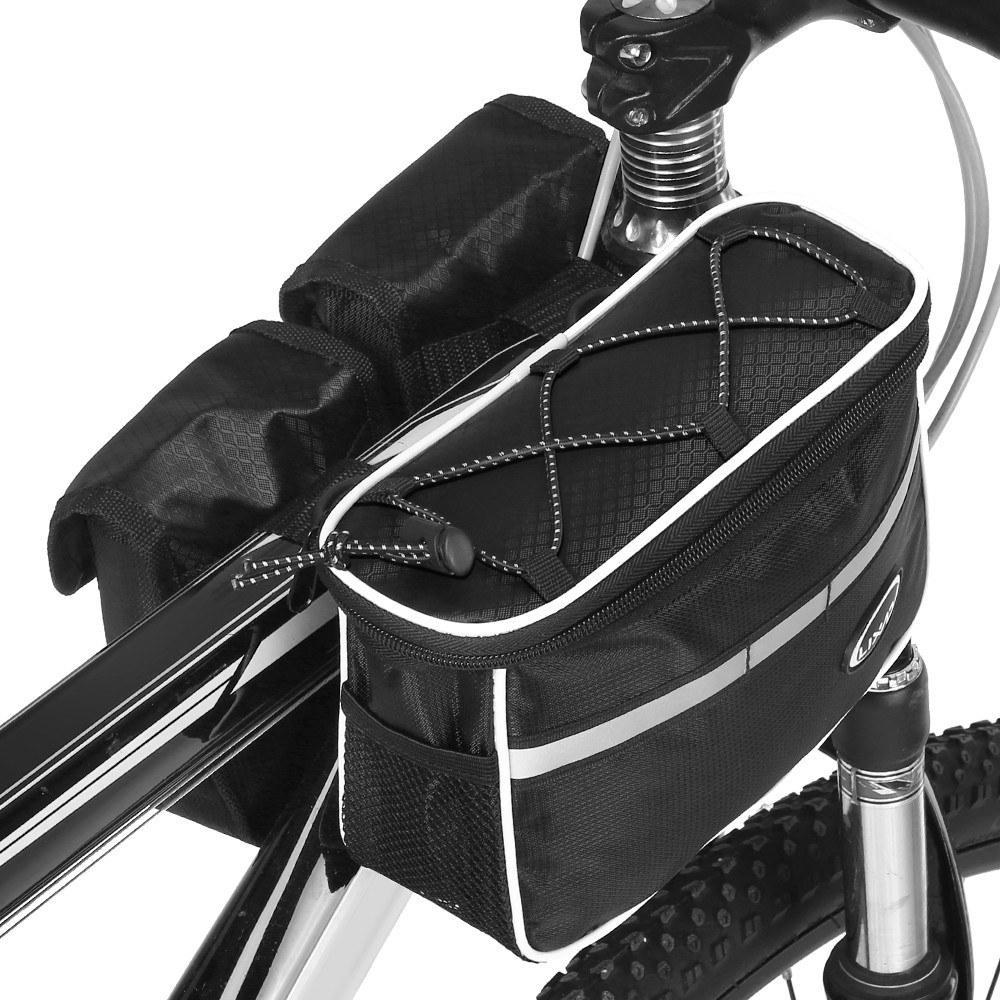 Bike Accessories |  Cycling Bike Top Tube Bag with Rain Cover Waterproof Mountain Bicycle Front Frame Pannier Bag Pack Bike Accessories Bike Accessories