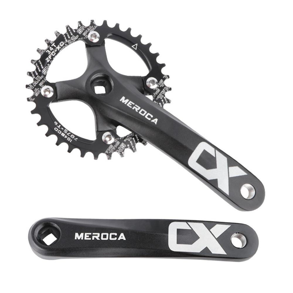 Bike Accessories |  Mountain Bike Right Left Square Crank Arms with Bolts 170MM 104 BCD Aluminum Alloy  MTB Bicycle Crankset for 8/9/10/11 Speed Bike Accessories Bike Accessories