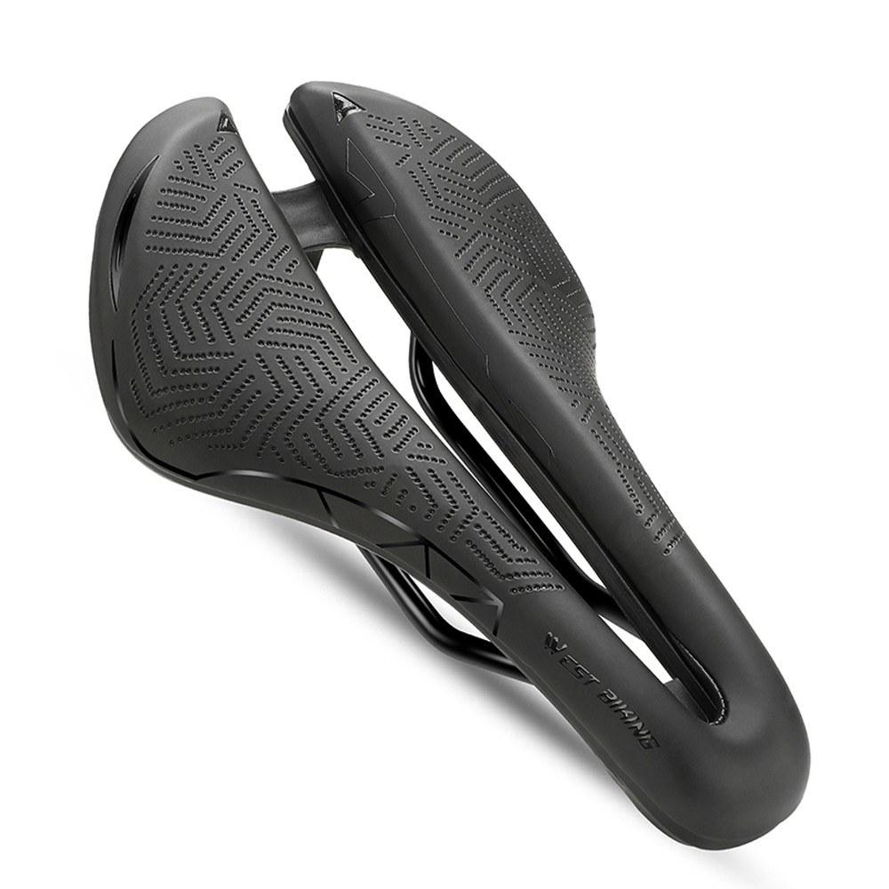 Bike Accessories |  WEST BIKING Hollow Breathable Bike Saddle Bicycle Seats Soft Cycling Cushion PU Waterproof Bike Saddle Bike Accessories Bike Accessories