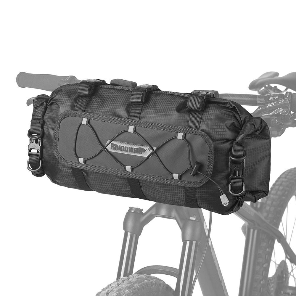 Bike Bags |  12L Bicycle Handlebar Bag Waterproof Bike Front Tube Bag Bicycle Bag Light Weight Bicycle Storage Bag Bike Front Hung Bag Cycling Bike Bags