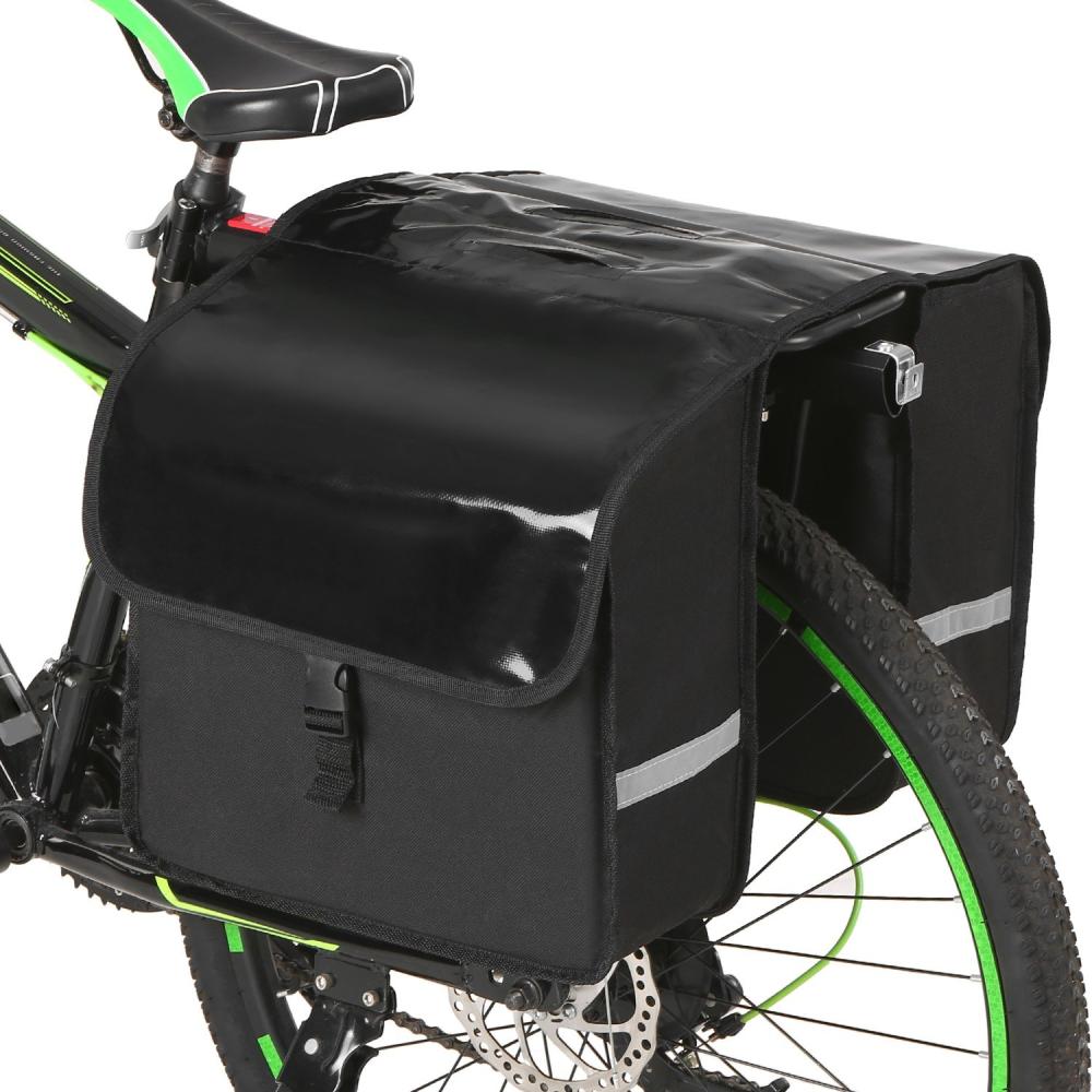 Bike Bags |  28L Water Resistant Bicycle Rear Seat Carrier Bag Rack Trunk Bags Bike Commuter Bag Pannier Bike Bags Bike Bags