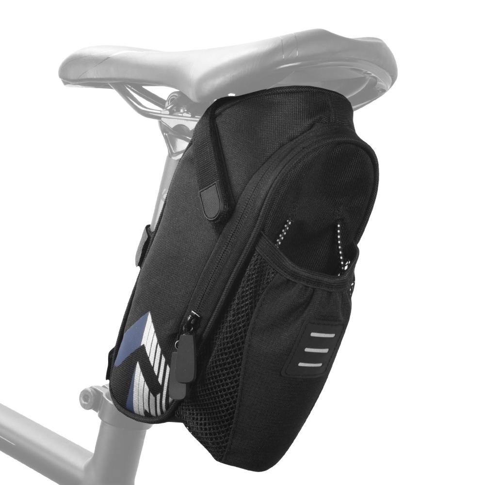 Bike Bags |  Bicycle Saddle Bag with Water Bottle Pocket Waterproof Bike Seat Bag Reflective Cycling Rear Seat Post Bag Bike Bags Bike Bags