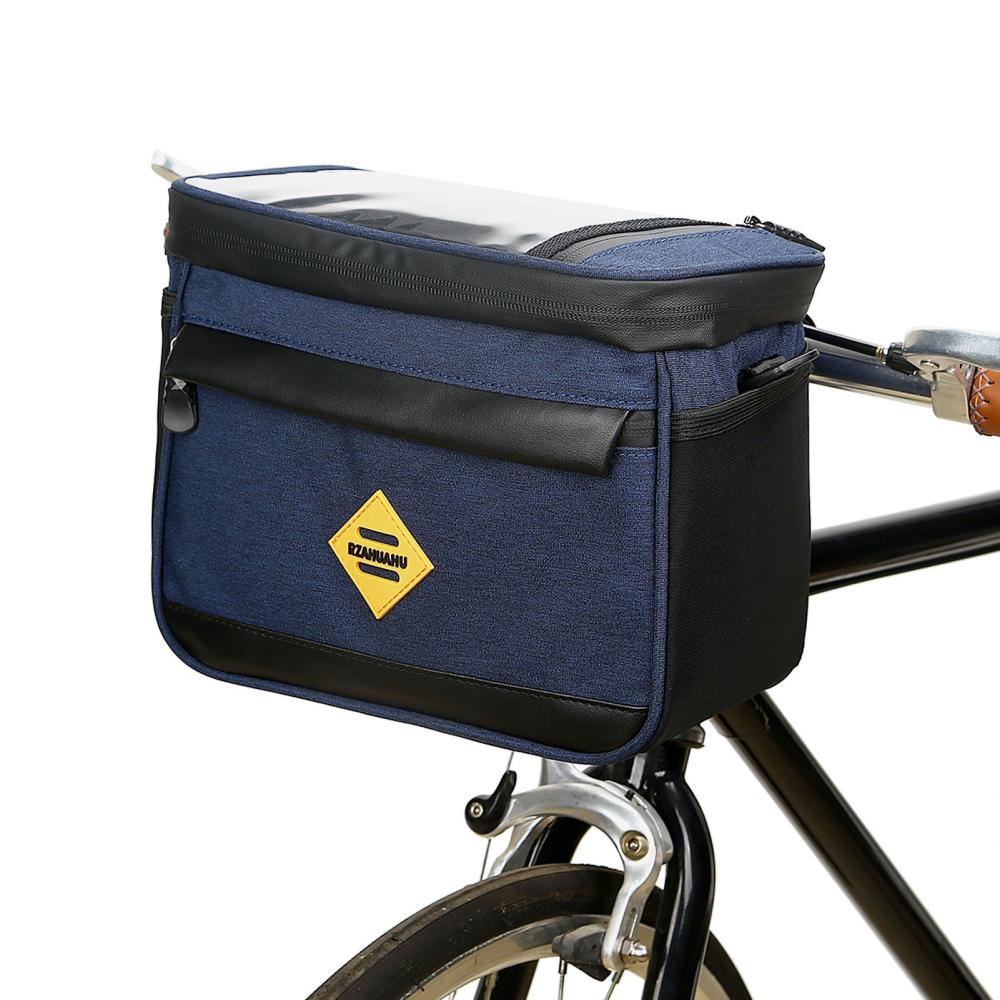 Bike Bags |  Cycling Insulated Bike Cooler Bag Water Resistant Bike Handlebar Bag Bike Basket Front Bag Pannier with Bike Phone Mount Bike Bags Bike Bags