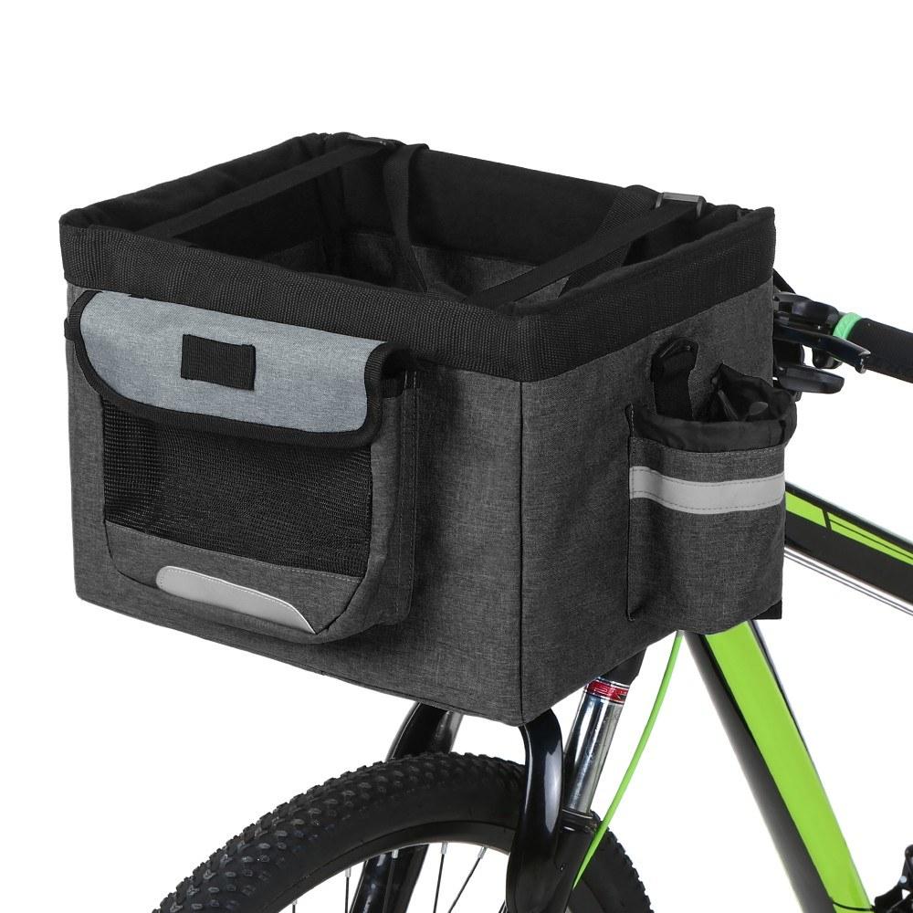 Bike Bags |  Foldable Bicycle Front Basket Removable Bike Pet Basket Bike Bags Bike Bags