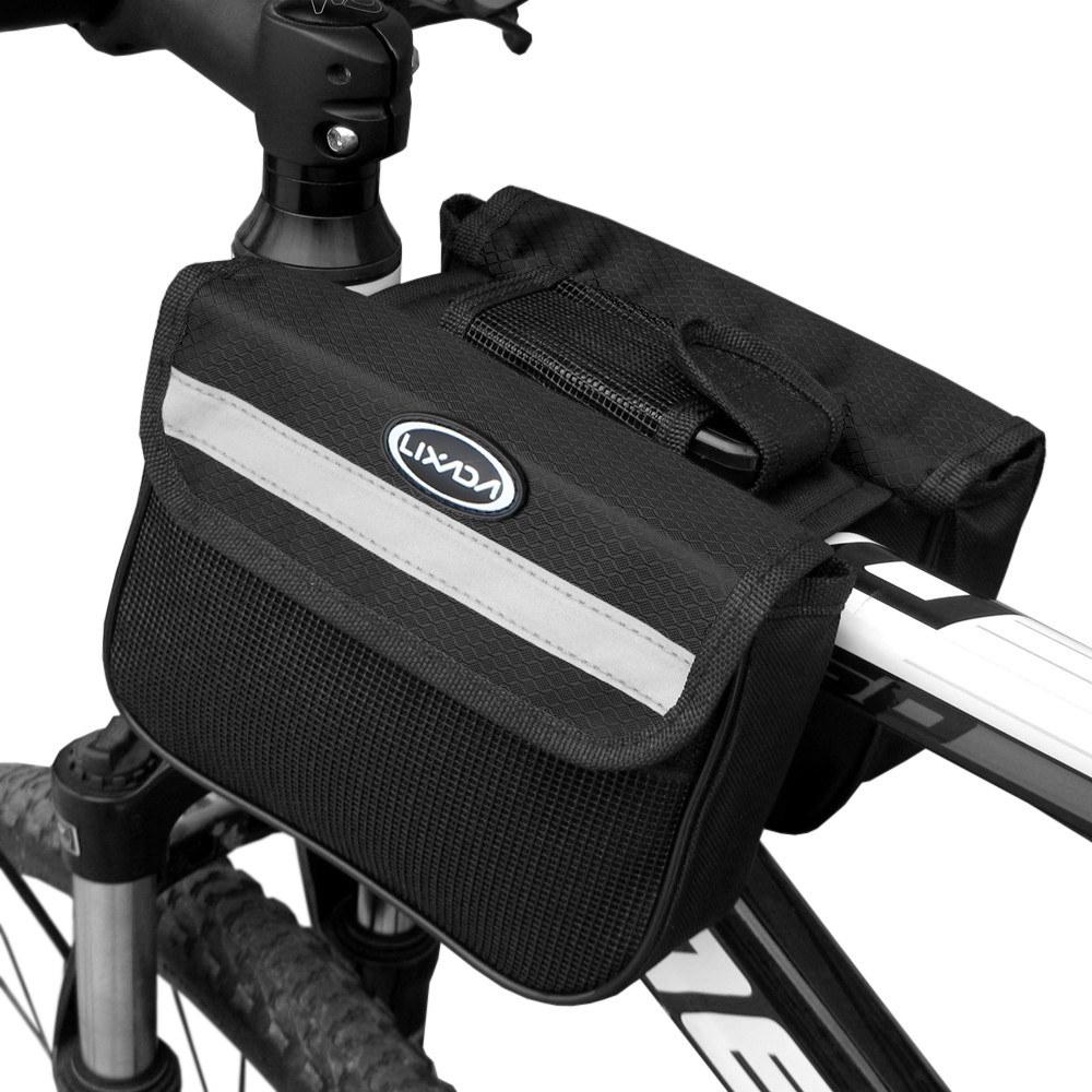 Bike Bags |  Lixada Cycling Bike Top Tube Bag Mountain Bicycle Front Frame Double Pannier Bag Pack Bike Bags Bike Bags