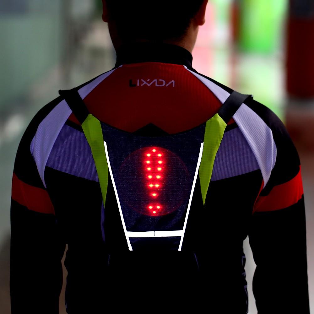 Bike Bags |  Lixada USB Rechargeable Reflective Vest Bike Bags Bike Bags