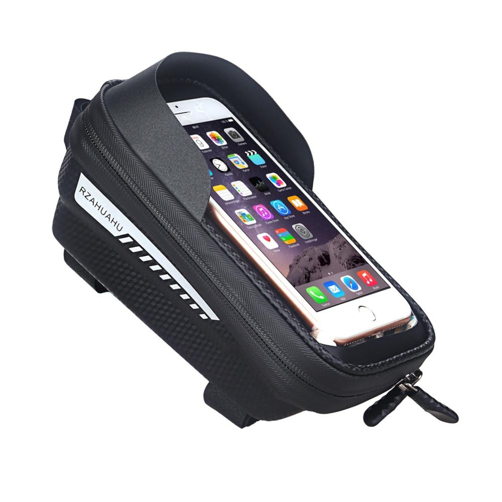 Bike Bags |  Waterproof Bicycle Phone Mount Bags Front Frame Top Tube Bag with Touchscreen Phone Holder Case Cycling Bike Tool Storage Bag Pack Bike Bags Bike Bags