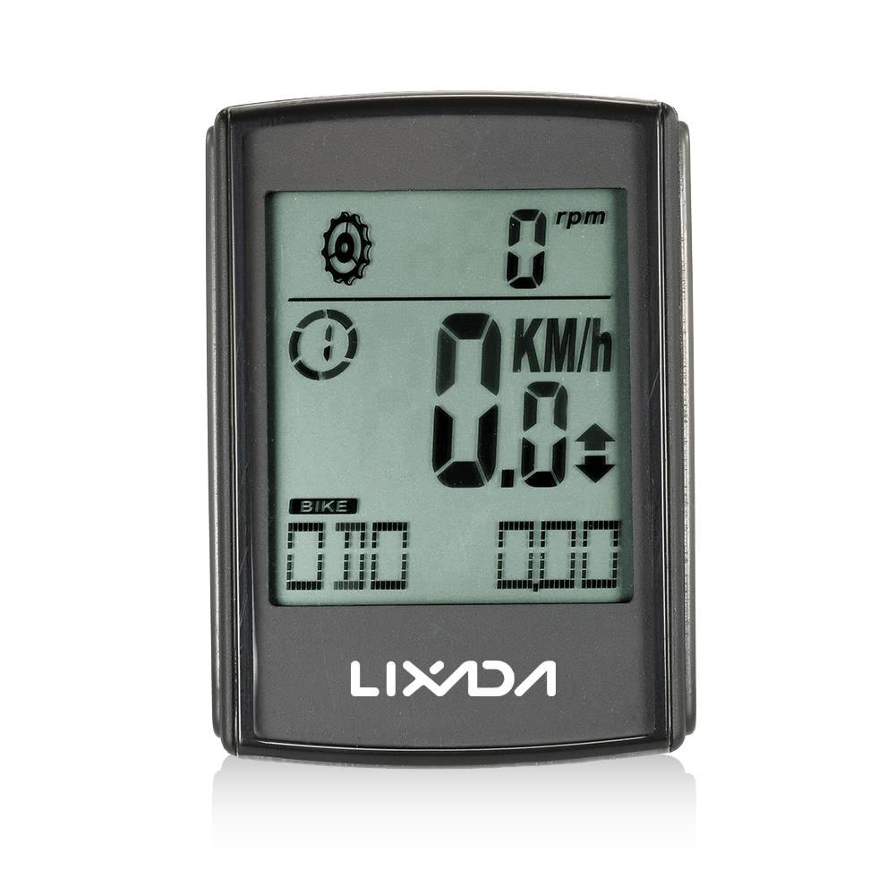 Bike Computer |  Lixada Multifunctional 2-in-1 Wireless LCD Bicycle Cycling Computer Speed Cadence Water-resistant Bike Computer Bike Computer