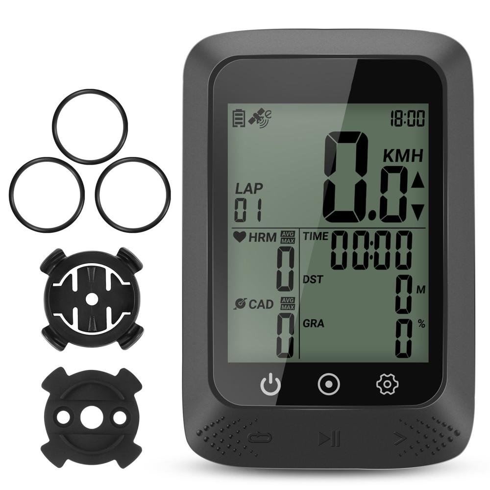 Bike Computer |  WEST BIKING Bicycle SpeedoMeter Waterproof Cycle Route Navigation Mileometer Multi-functional Digital Bike Speedometer Full Screen Mobile Phone APP Control Cycle Stopwatch Bike Computer Bike Computer