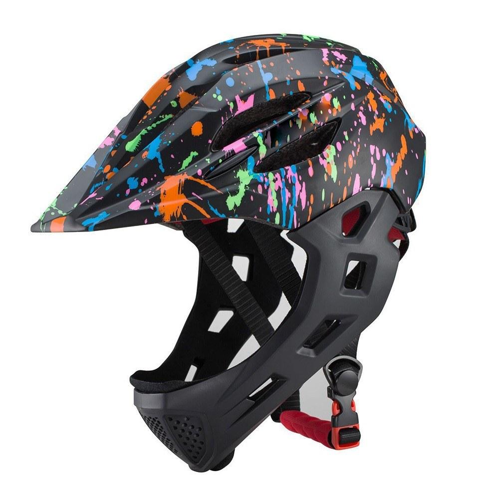 Bike Helmets |  Adjustable Breathable Kids Bike Helmets Toddler Lightweight Full Face Bicycle Helmets with LED Light Bike Helmets Bike Helmets