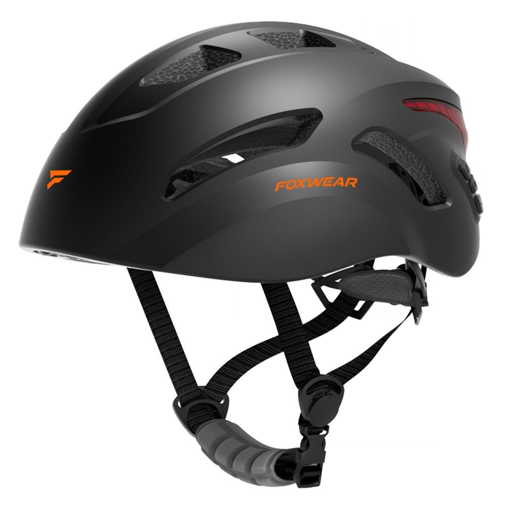 Bike Helmets |  FOXWEAR Smart Cycling Helmet Wireless Intercom Helmets with Remote Control Warning Taillight Support One-click Answering/Hanging Up Calls USB Type-C Fast Charge Bike Helmets Bike Helmets