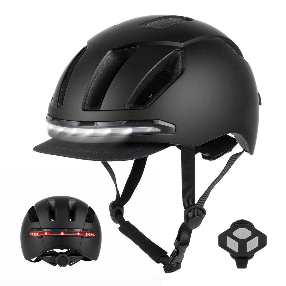 Bike Helmets |  Intelligent Waterproof Cycling Helmet with LED Turn Signal for Electric Bike & Electric Scooter Bike Helmets Bike Helmets