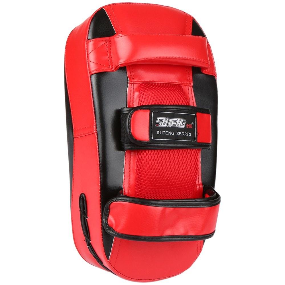 Boxing |  Boxing Glove Kick Boxing Muay Thai Punching Pad Curved Strike Shield Boxing Training Mitt Punching Pad   Outdoor Sports Mitten Boxing Practice Equipment Boxing Pad Arc Pad for Men and Women Boxing Boxing