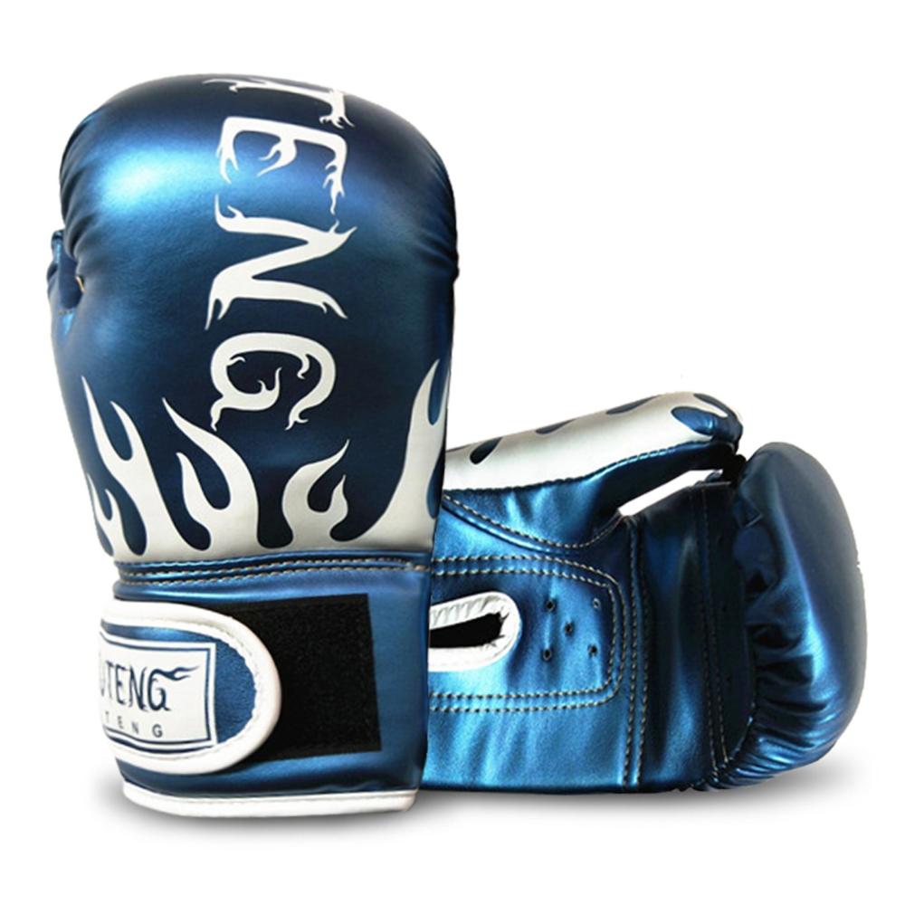 Boxing |  Children Boxing Gloves Kids Kick Boxing Training Gloves Youth Muay Thai Punching Bag Mitts Boxing Practice Equipment for Punch Bag Sack Boxing Pads Age 8 to 14 Years Old Boxing Blue / Pink / Gold / Silver