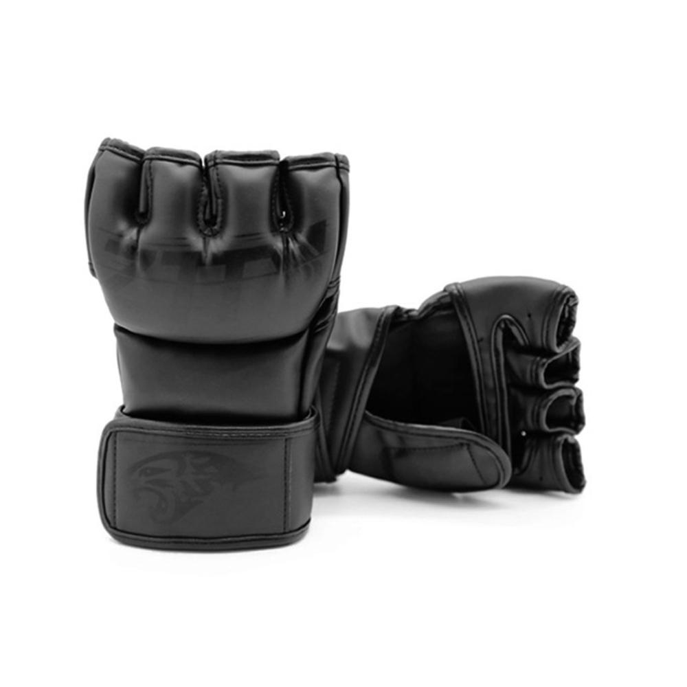 Boxing |  MMA Gloves for Men Women Kickboxing Gloves Boxing Gloves with Open Palm Punching Bag Gloves for Boxing Kickboxing Sparring Muay Thai Boxing Black