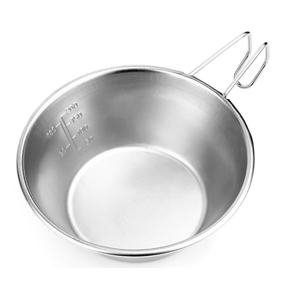 Camp Kitchen |  310ml Stainless Steel Cup for Outdoor Camping Fishing Cooking Camp Kitchen Camp Kitchen