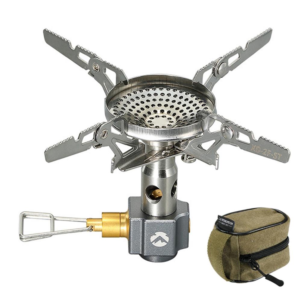 Camp Kitchen |  3300W Camping Stove High Efficient Backpacking Stove Camping Split Gas Stove Camp Kitchen Camp Kitchen