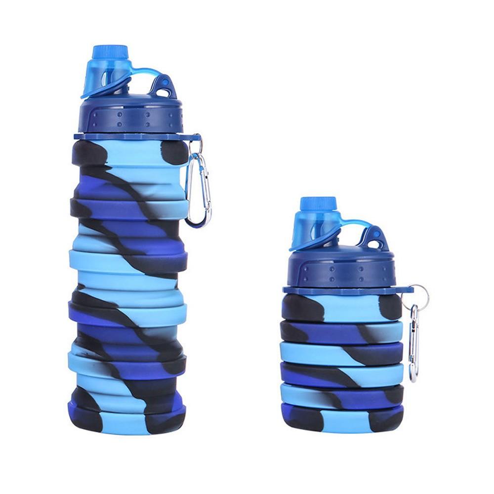 Camp Kitchen |  500ml Silicone Silicone Travel Bottles Foldable Bottle Sport Water Bottle Camp Kitchen Camp Kitchen