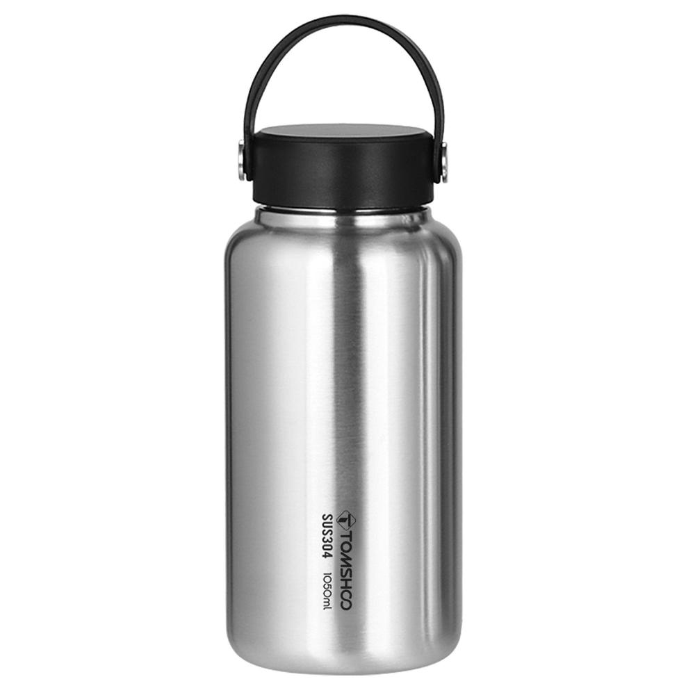 Camp Kitchen |  TOMSHOO 1050ml Stainless Steel Water Bottle Leak Proof Sports Bottle for Outdoor Camping Hiking Backpacking Cycling Fitness Camp Kitchen Camp Kitchen