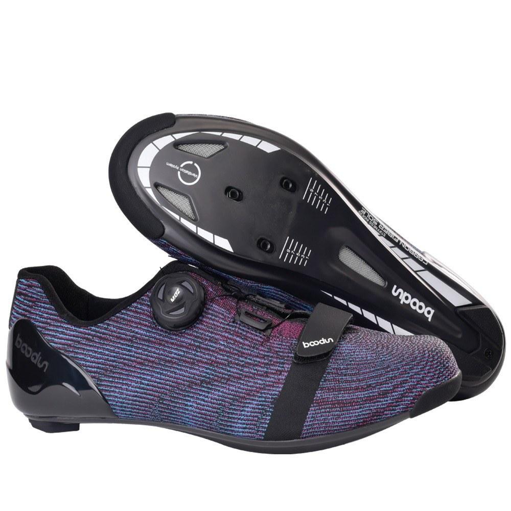 Cycling Wear |  BOODUN Road Bike Shoes Carbon Fiber Bottom Professional Cycling Shoes for Men Ultra-Lightweight Breathable Anti-Slip Shock-Absorbing Design Cycling Cycling Wear