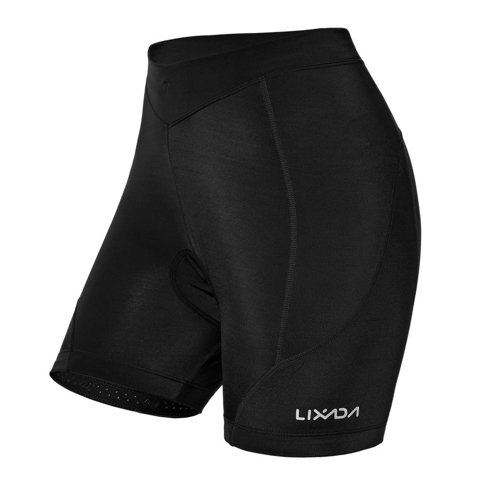 Cycling Wear |  Lixada Women Bike Padded Shorts Cycling 3D Padded Underwear Bicycle Padding Riding Shorts Biking Underwear Shorts Cycling Black / Rose Red