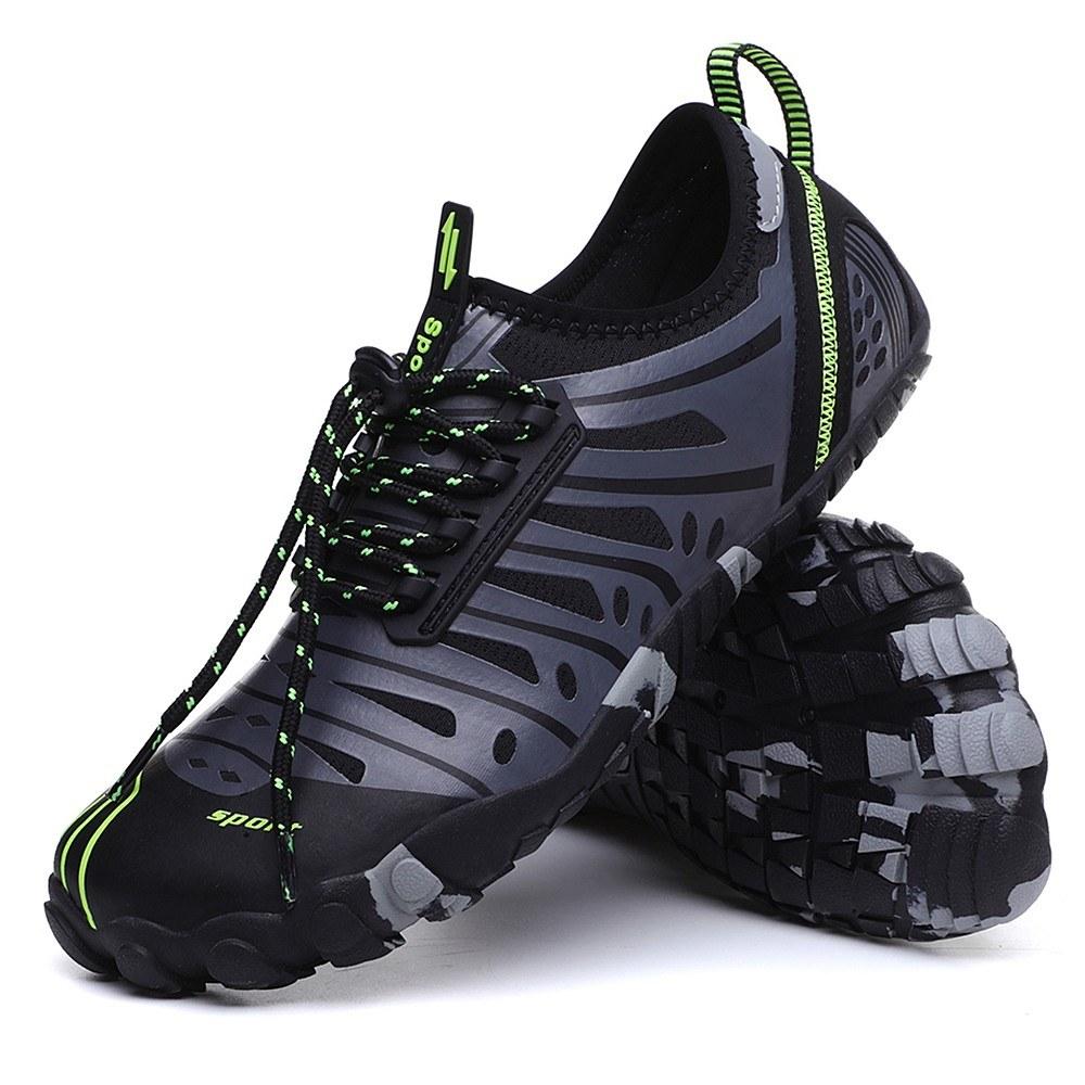 Diving |  Water Shoes Quick Dry Lightweight River Trekking Shoes Diving Black