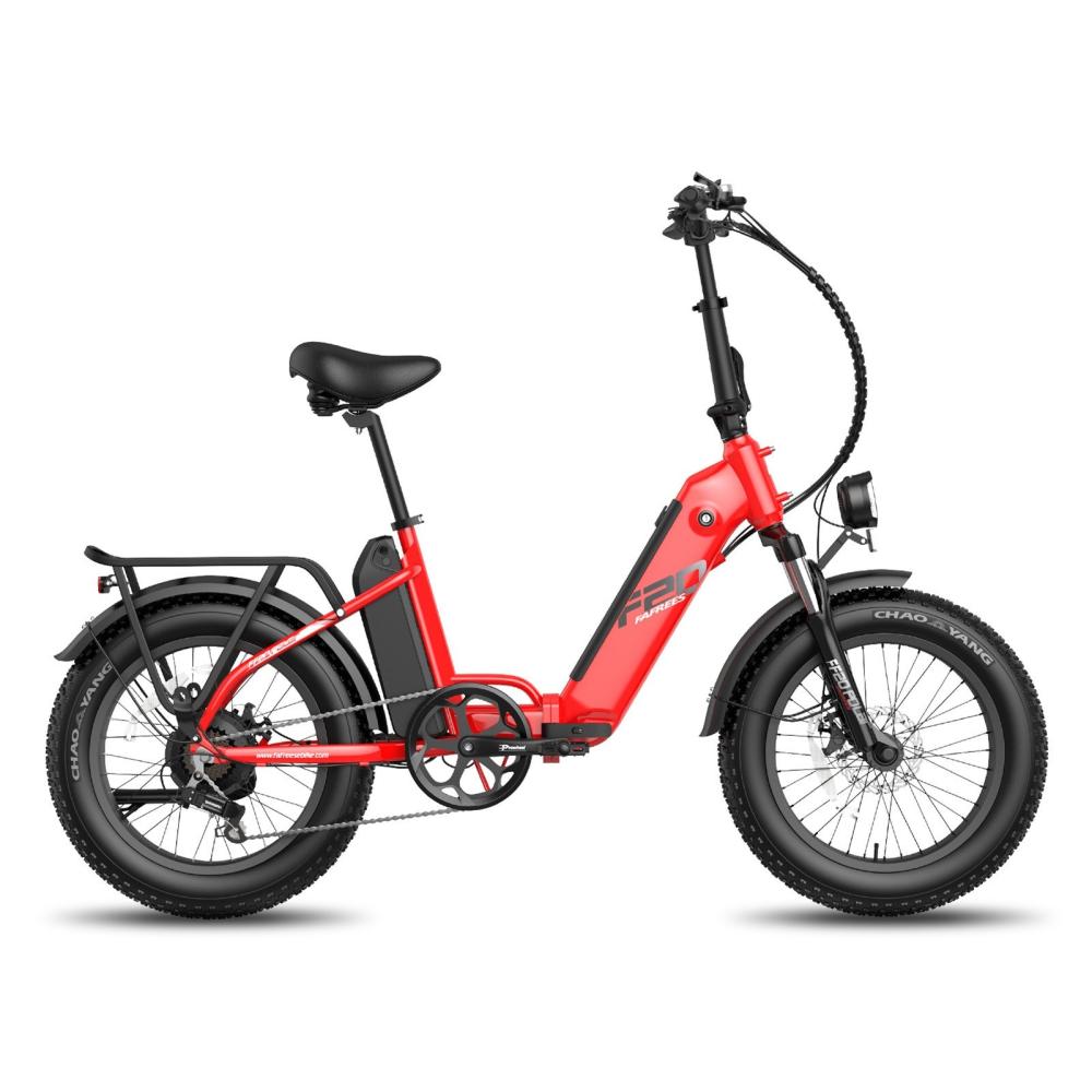 Electric Bikes |  Fafrees FF20 Polar Folding Electric Bike 20*4.0 Inch Fat Tire 500W Motor 48V Dual 10.4Ah Batteries 160km Range Double Disc Brakes Shimano 7-Speed Gear LCD Color Display All-Terrain E-bikes Cycling Electric Bikes