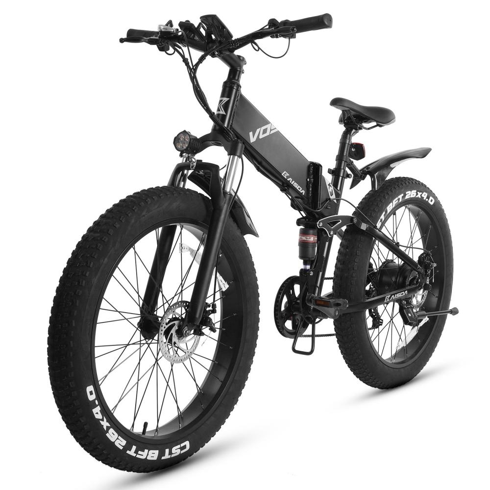 Electric Bikes |  KAISDA K3 26Inch 500W Folding Electric Mountain Bike Cycling Black