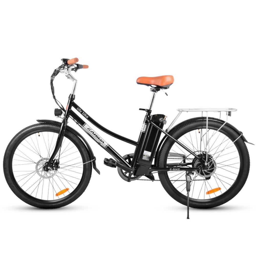 Electric Bikes |  KAISDA K6 Electric City Bike 36V 350W 10Ah Battery Max Speed 32km/h Cycling Black/ White