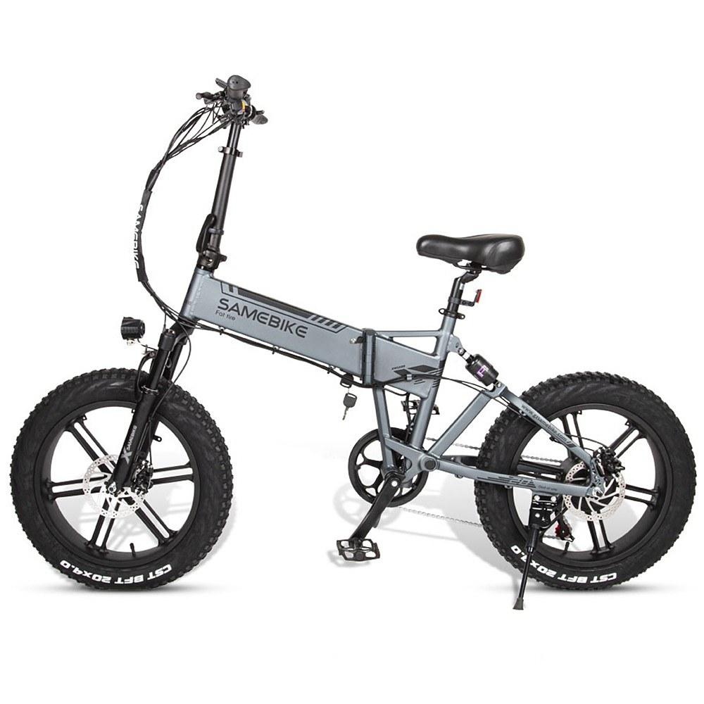 Electric Bikes |  Samebike XWXL09 Electric Bike Support A user Up To 180kg/396lb, 500W powerful motor. Cycling Black & Grey