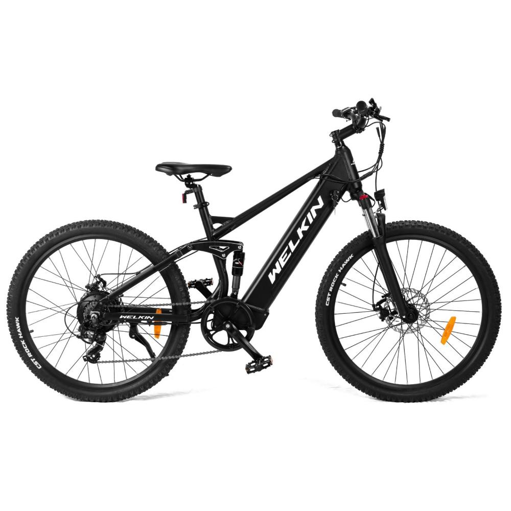 Electric Bikes |  WELKIN WKES002 Electric Bike 48V 250W 10AH Battery Max Speed 25km/h Cycling Black / Black & Red