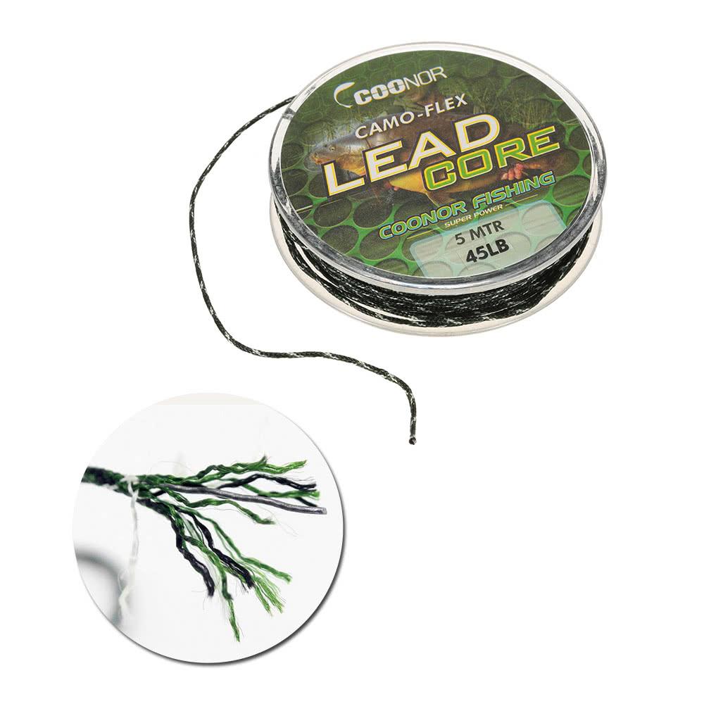 Fishing Accessories |  45lb 5m Leadcore Braided Camouflage Carp Fishing Line Hair Rigs Lead Core Fishing Tackle Fishing Fishing Accessories