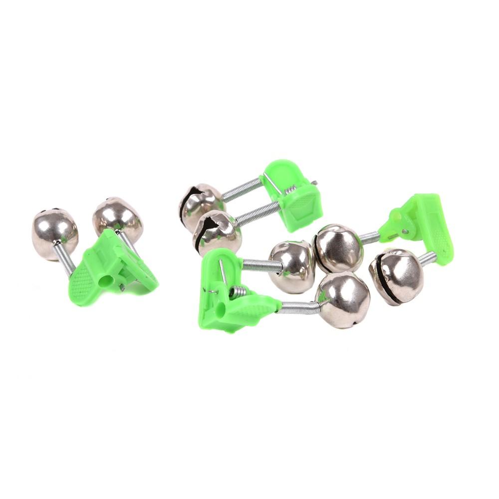 Fishing Accessories |  50Pcs 4.5cm Outdoor Twin Bells Ring Fishing Rod Clamp Bite Lure Alarm Fishing Fishing Accessories