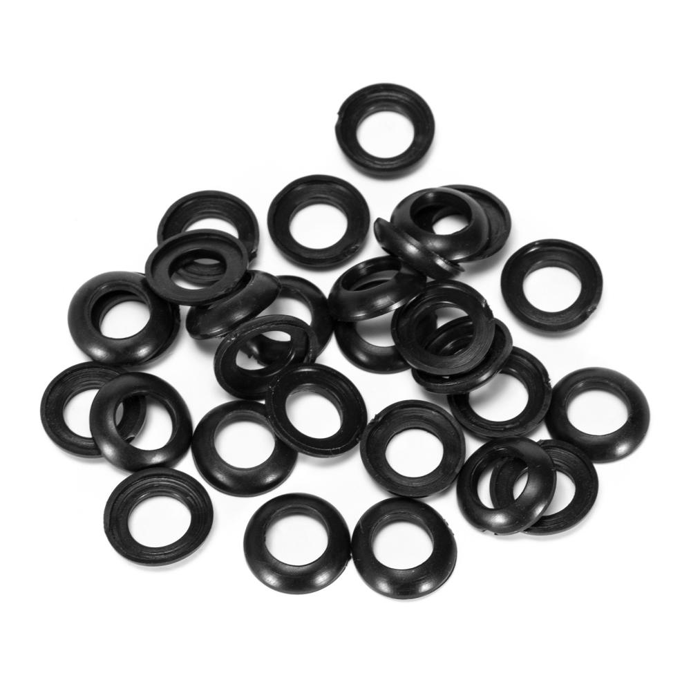 Fishing Accessories |  50pcs PVC Rubber Winding Check Ring Fishing Rod Building Components for Fly Spinning Casting Rods Fishing Fishing Accessories