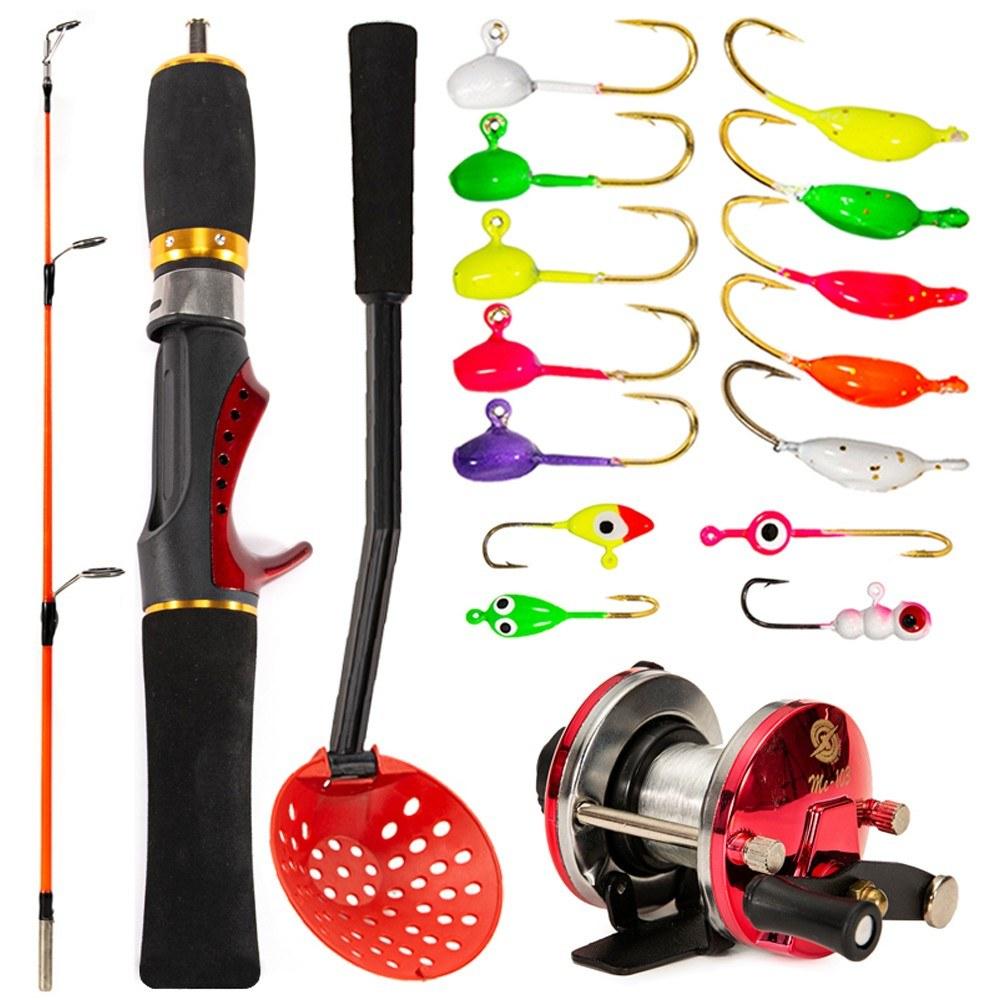 Fishing Accessories |  Ice Fishing Gear Set Ice Fishing Rod and Reel Combo with Ice Fishing Scoop and Ice Fishing Hook Fishing Fishing Accessories