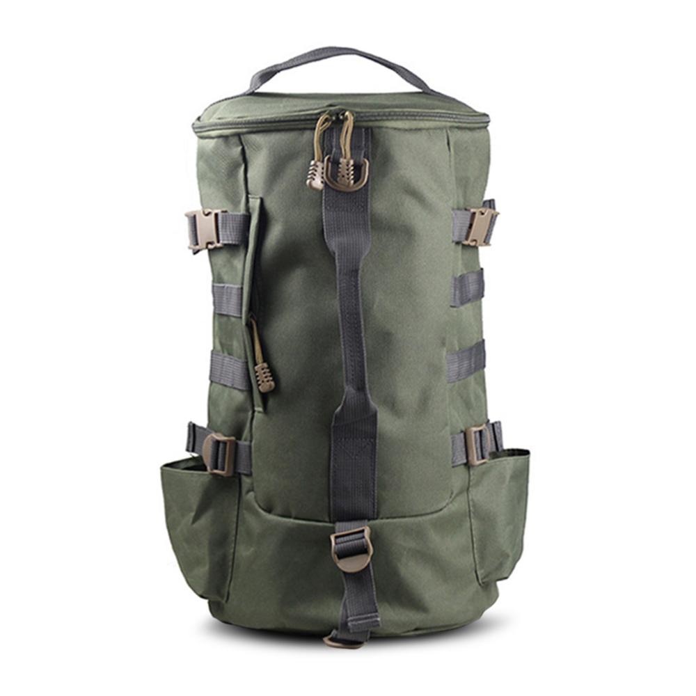 Fishing Boxes & Bags |  Multi-functional Large Capacity Fishing Backpack Outdoor Travel Camping Fishing Rod Reel Tackle Bag Shoulder Bag Luggage Bag Fishing Army Green / Black