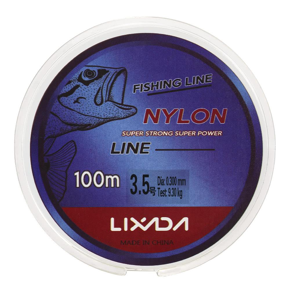 Fishing Lines |  Lixada 100m Fishing Line Thread Clear White Thin Fishing Line Smooth Casting for Freshwater and Saltwater Fishing Fishing Lines