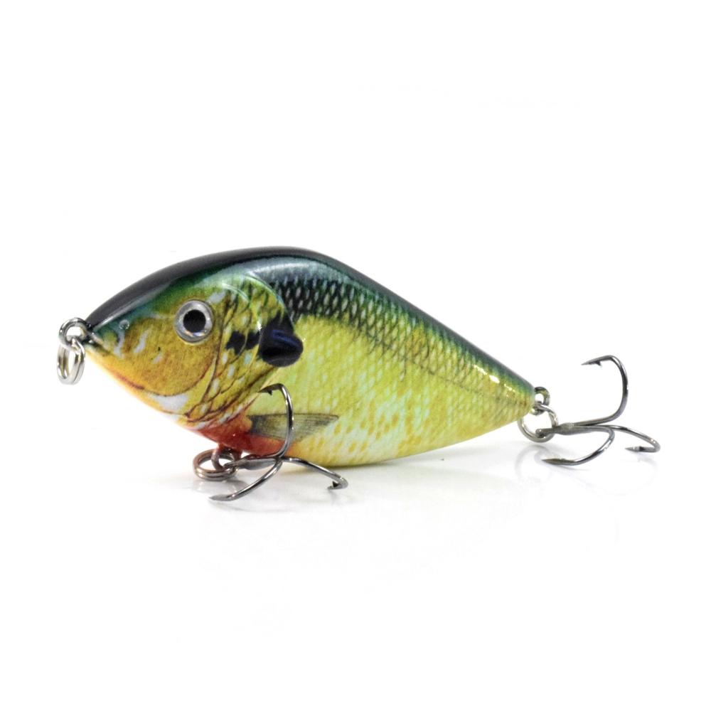 Fishing Lures |  2.8in / 0.5oz Fishing Lure Bionic Hard Bait with Treble Hook Lifelike Artificial Sinking Crankbait Rattle Fishing Lures for Bass Pike Saltwater Freshwater VIB Lures Fishing Fishing Lures