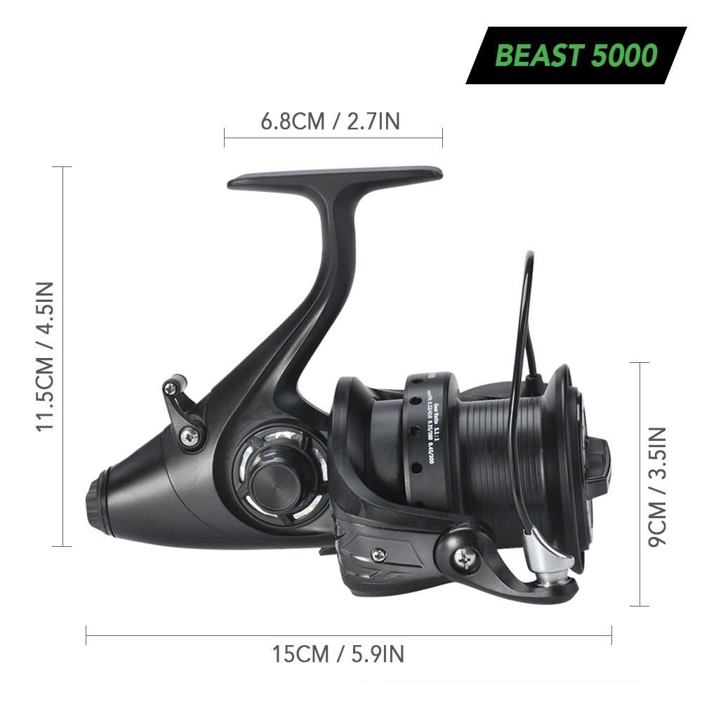 Fishing Reels |  12+1 BB Spinning Reel with Front and Rear Fishing Fishing Reels