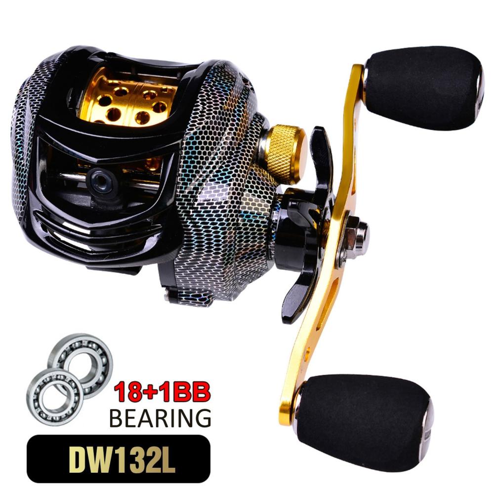 Fishing Reels |  18+1 BB Bearing Fishing Baitcast Reel High Speed 7.2:1 Fishing Reel Bait Cast Wheel Left/Right Hand Fishing Accessory Fishing Fishing Reels