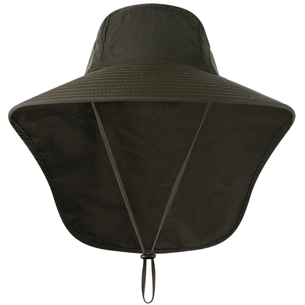 Fishing Wear |  Fishing Cap Wide Brim Unisex Sun Hat Fishing Dark Blue/Army Green/Khaki/Dark Grey/Blue