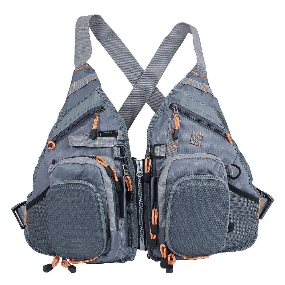 Fishing Wear |  Lixada 3 In 1 Mesh Fly Fishing Vest and Backpack Fishing Fishing Wear