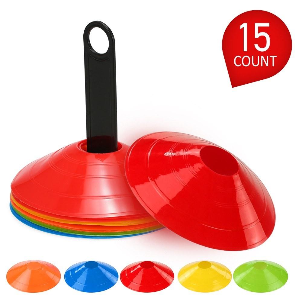 Football & Equipment |  25pcs Agility Disc Cone Set Ball Games Football & Equipment