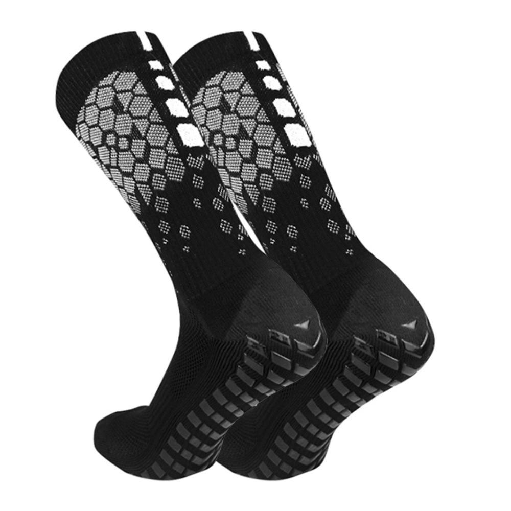 Football & Equipment |  Anti-slip Soccer Socks for Men and Women Breathable Athletic Socks with Grippers for Yoga Football Gym Ball Games Black / White / Grey / Blue / Yellow