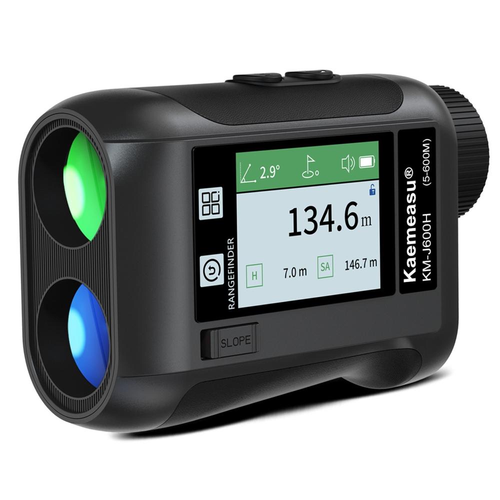 Golf & Equipment |  600M/800M/1200M/1500M Golf Rangefinder Distance Meter with LCD Touch Screen 6.5X Magnification USB Rechargeable Range Finder with Speaker Slope Function Flagpole Locking Ball Games Golf & Equipment