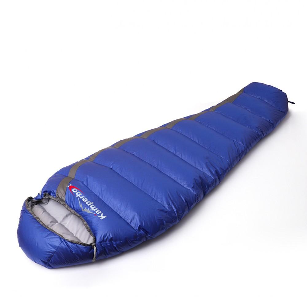 Hammock & Sleeping Bags |  Kamperbox Cold Weather Mummy Sleeping Bag Winter Sleeping Bag Down Sleeping Bag for Backpacking Camping Camping & Hiking Green/ Blue