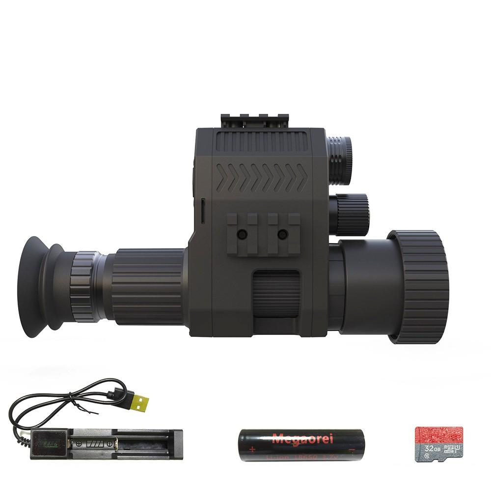 Hunting Cameras |  Megaorei NK007 Plus-6  1.2-inch Built-in Screen Night Vision Scope Hunting Camera Hunting Sight IR Camera 1080P Infrared Night Vision Monocular Hunting Hunting Cameras