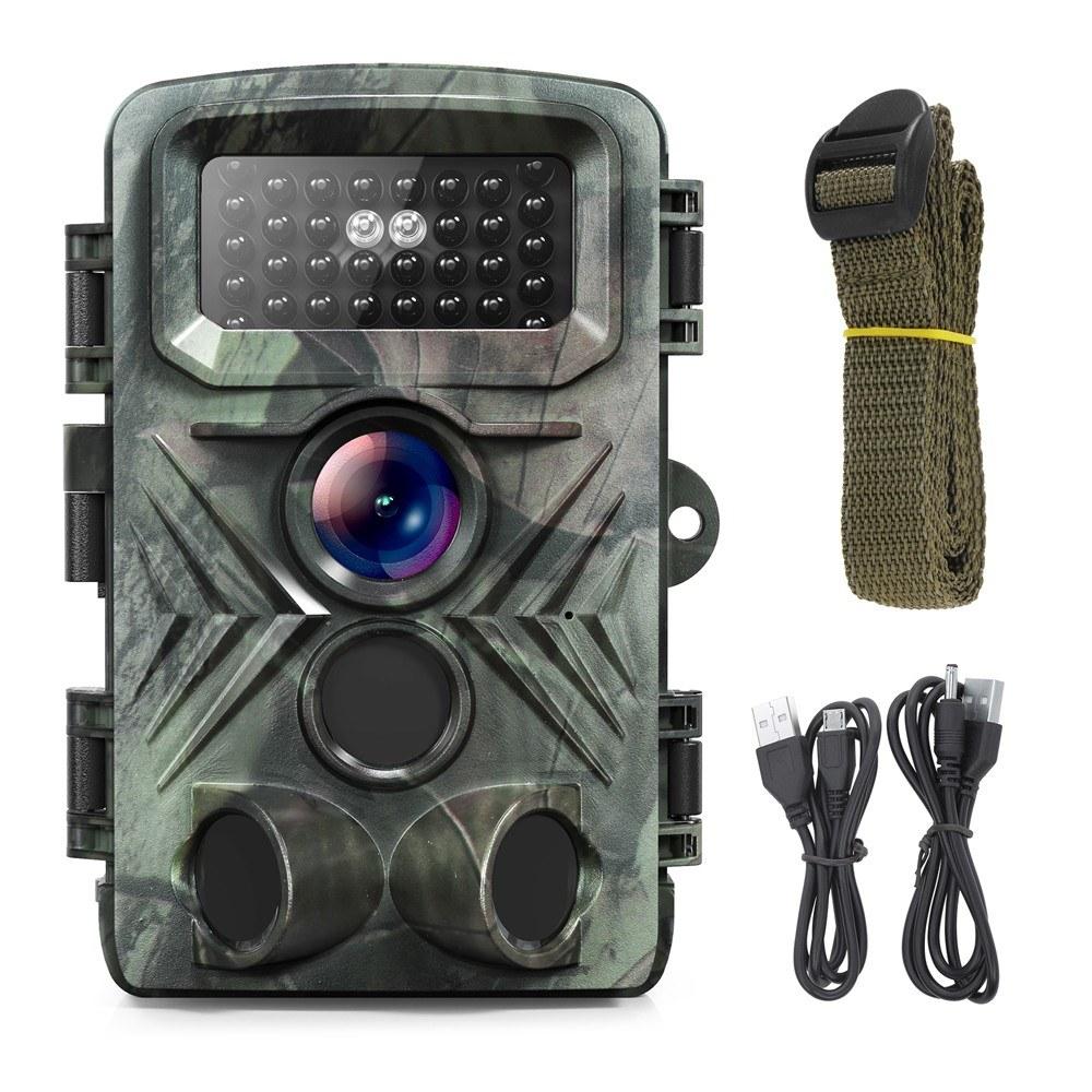 Hunting Cameras |  PR3000 36MP 1080P Night Photo Video Taking Trail Camera Multi-function Outdoor Huntings Animal Observation House Monitoring Camera IP66 Waterproof with 34 Infrared Lights Camera Hunting Hunting Cameras